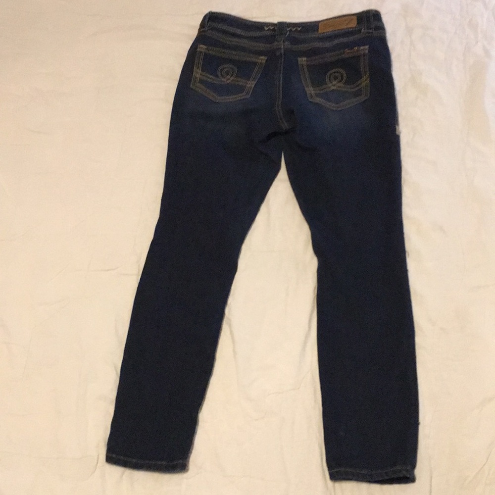 Seven7 Skinny Jeans Dark Wash 8